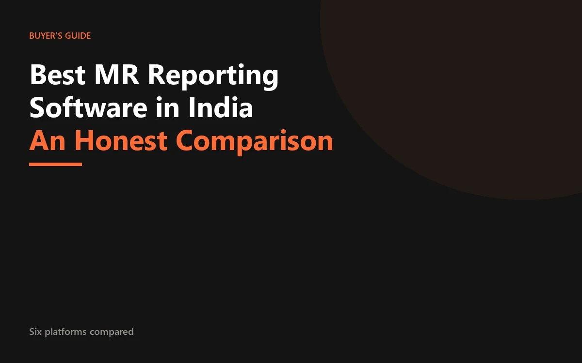 Best MR Reporting Software in India: An Honest Comparison