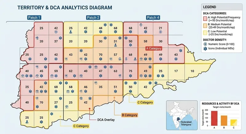 Territory & DCA Analytics diagram